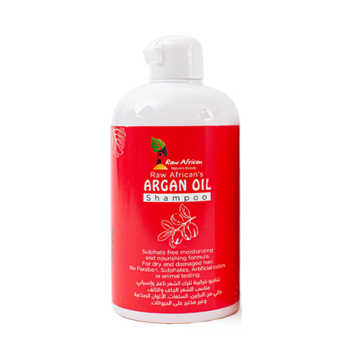 raw african argan oil shampoo