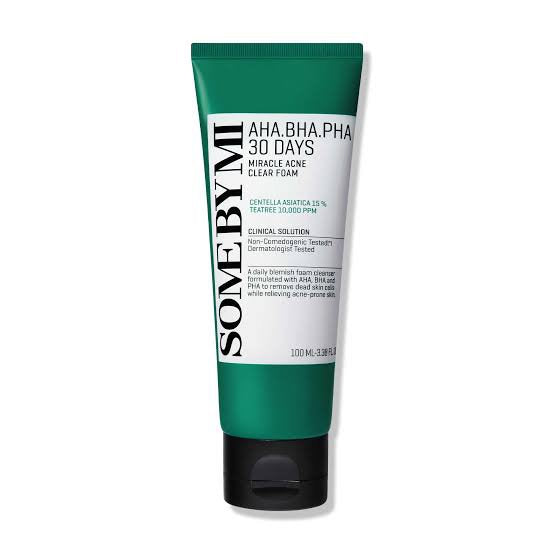 Some By Mi AHA-BHA-PHA 30 Days Miracle Acne Clear Foam – 100ml