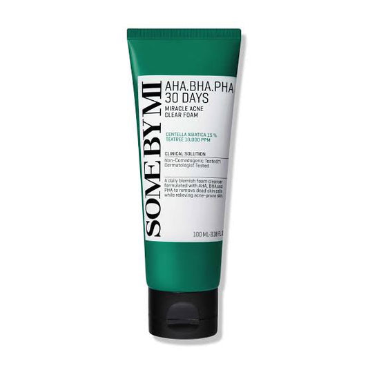 Some By Mi AHA-BHA-PHA 30 Days Miracle Acne Clear Foam – 100ml