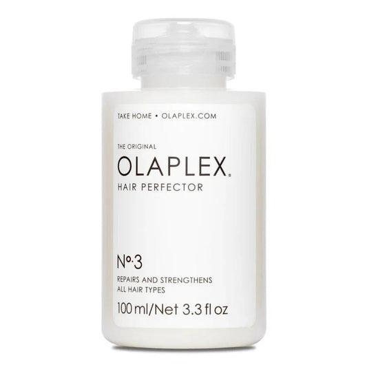 Olaplex Hair Perfector No.3 bottle on a white background