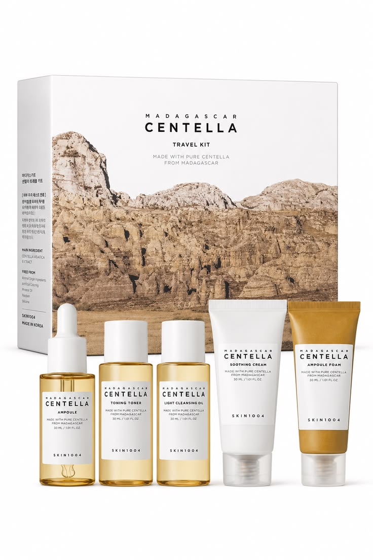 SKIN1004 Madagascar Centella Travel Kit – Mini Korean Skincare Set