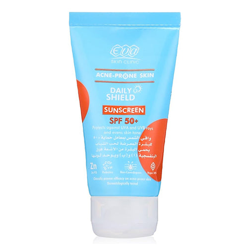eva acne prone skin sunscreen daily shield spf+50 40ml