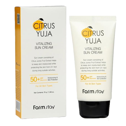farm stay citrus yuja sun cream 70g