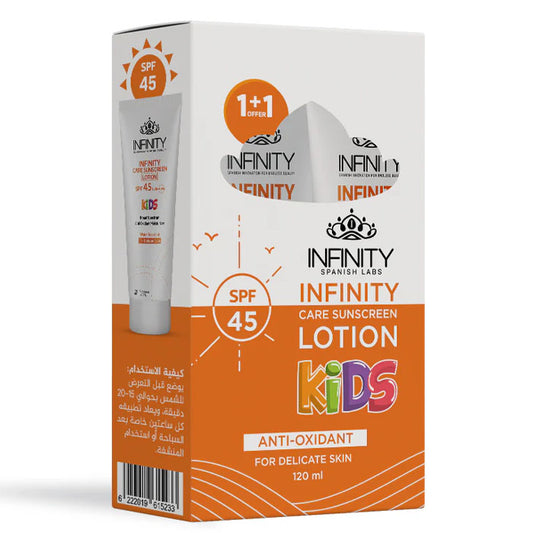 Infinity Care Sunscreen Kids 120ml – 2 Pieces Offer