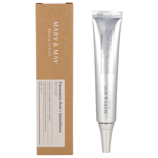 mary & may tranexamic acid + glutathione eye cream 30g