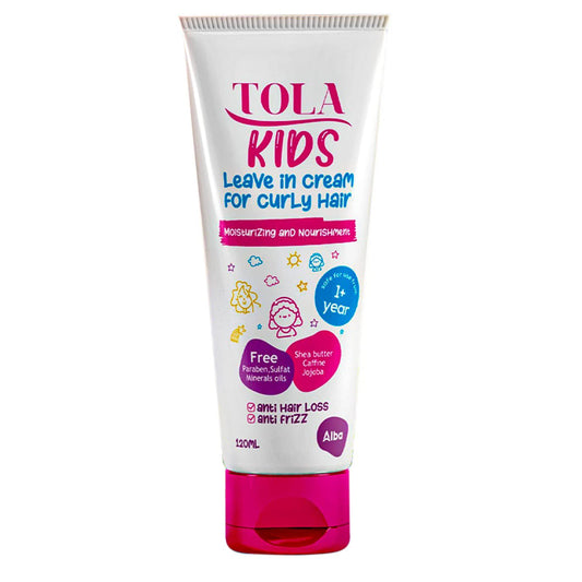 tola kids curly leave in cream 120g